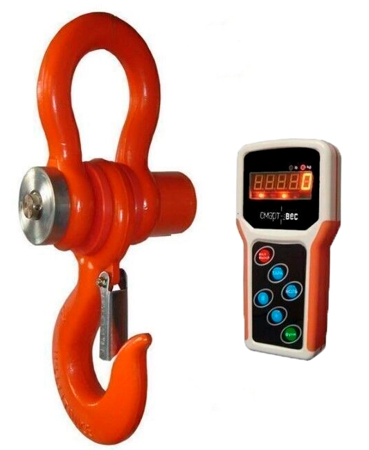 Весы крановые электронные ВКД 20т с инд. на пульте (встроен. аккум.) + поверка